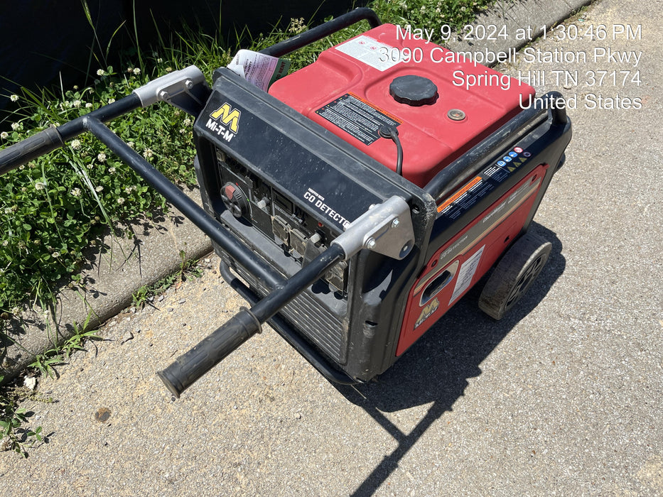 2022 Mi-T-M GEN-8000-IMM1E 7300W, (2) 120V Outlets, GFCI, Inverter