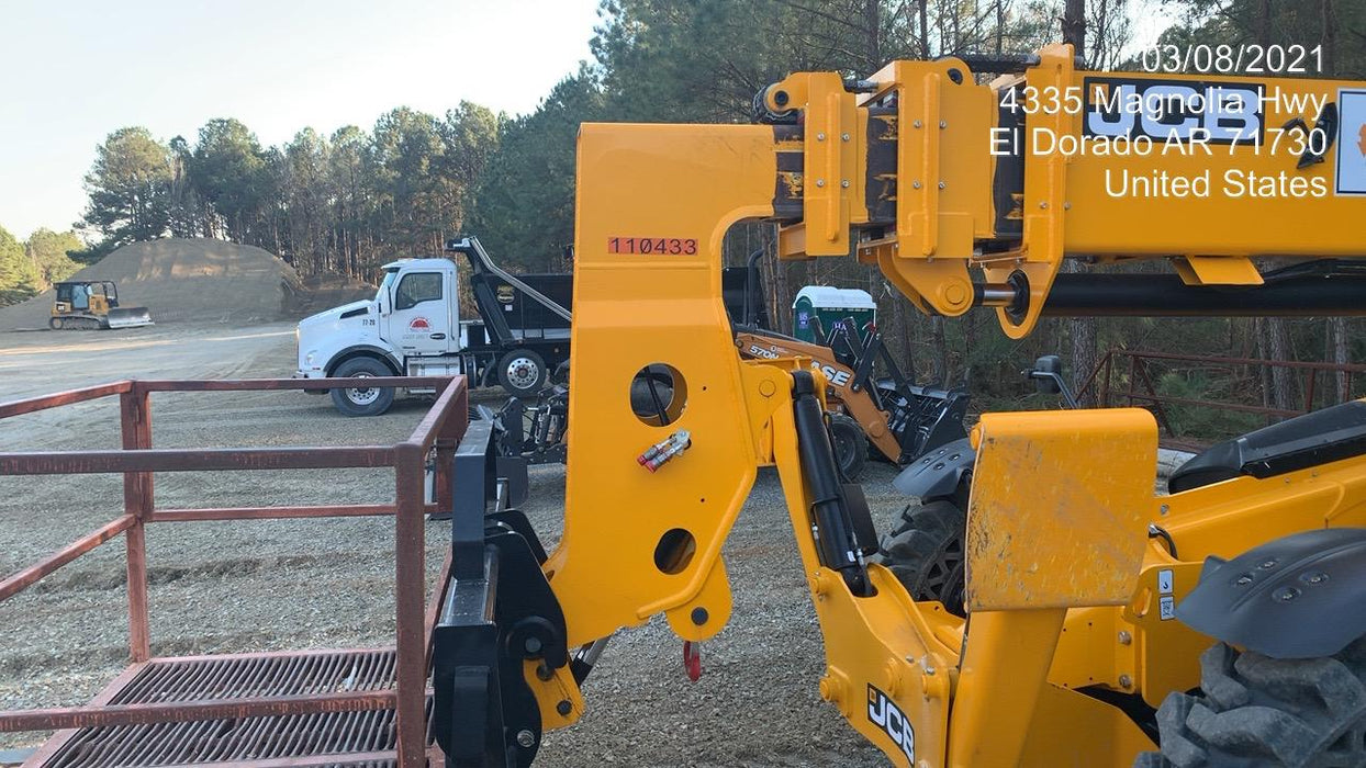 2020 JCB 510-56 Canopy, Solid Tires, Work Lights, Beacon, Aux Hydraulics, Back up Alarm, Lifting Eye, ES Decals