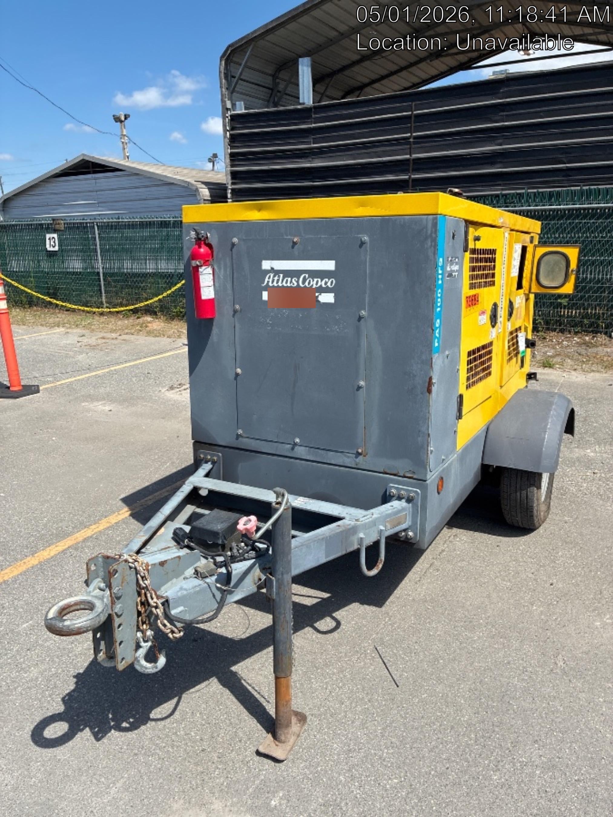 2020 ATLAS COPCO PAS 100 HF CS Enclosed