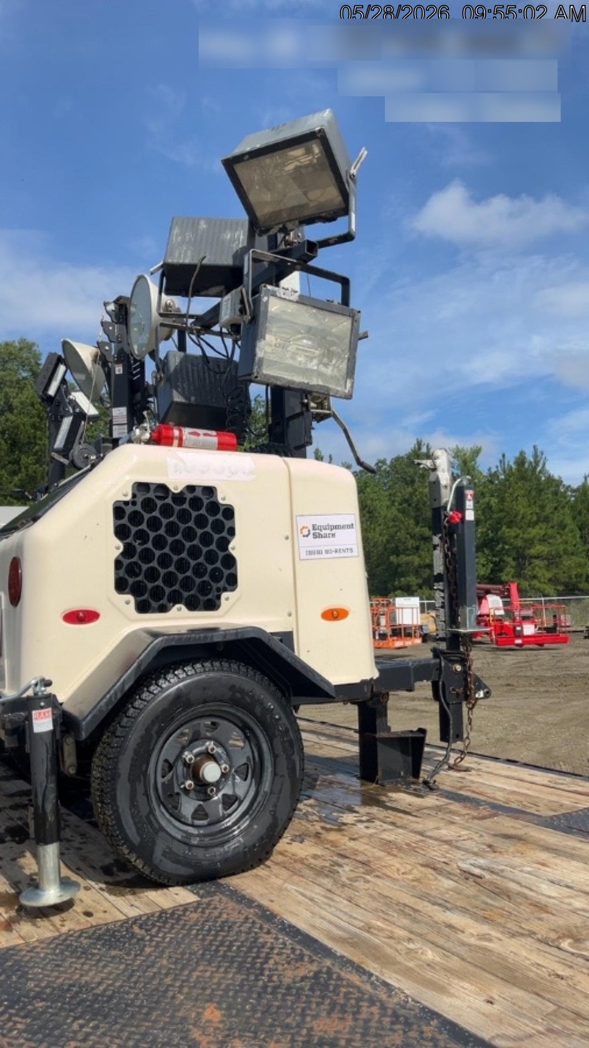 2020 Genie RL4 6kW Light Plant - Metal Halide