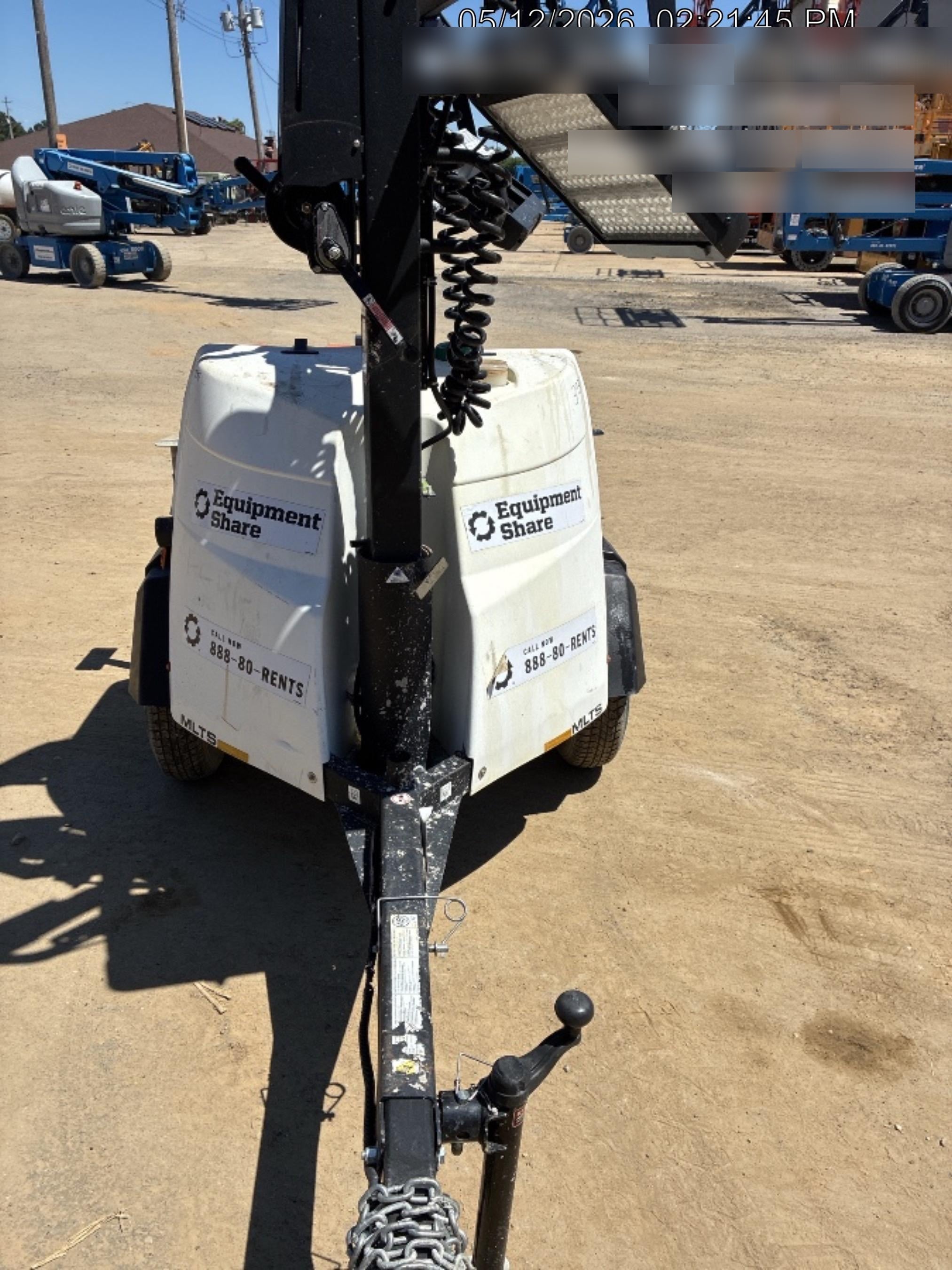 2024 Generac MLT2 Diesel, Flex Switch 120V Input, Powerzone Controller, 
(4) 320W LED Lights, 4kW Generator, 39.9 Gal Fuel Tank, 2" Ball, T3