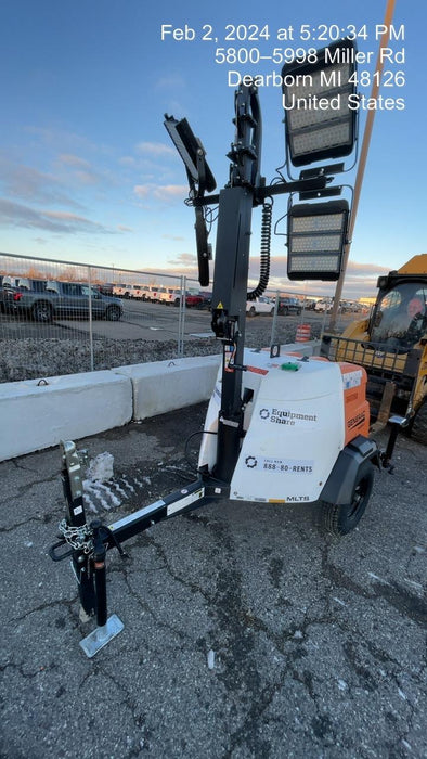 2023 Generac MLT2 Diesel, Flex Switch 120V Input, Powerzone Controller, (4) 320W LED Lights, 4kW Generator, 39.9 Gal Fuel Tank, 2" Ball, T3