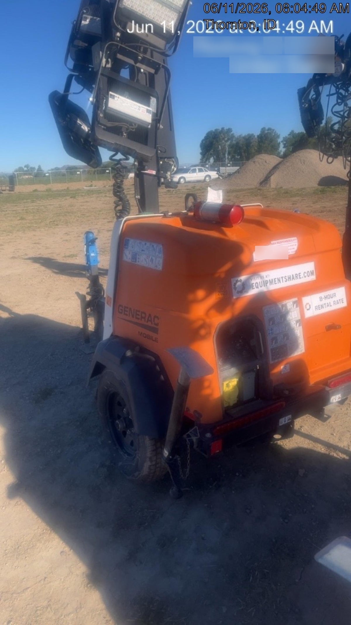 2023 Generac MLT2 Diesel, Flex Switch 120V Input, Powerzone Controller, (4) 320W LED Lights, 4kW Generator, 39.9 Gal Fuel Tank, 2" Ball, T3