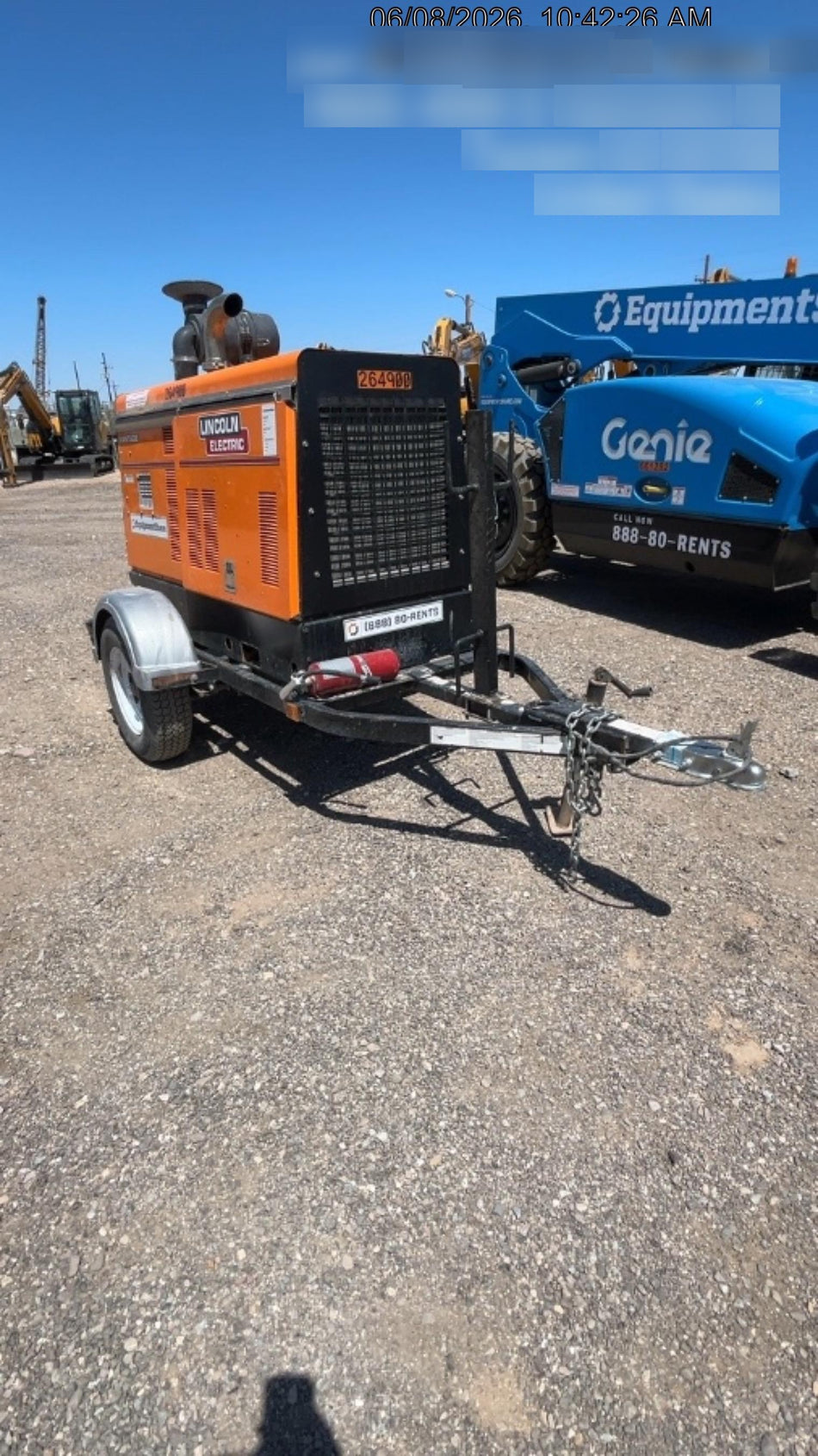 2022 Lincoln Electric Vantage 549X Crosslink Technology, Trailer Mounted, ES Decals, T3