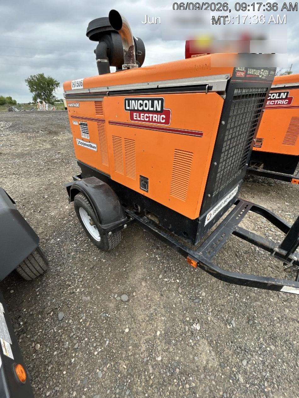 2021 Lincoln Electric Vantage 549X Ready Pak 3, ORANGE (includes trailer, cable rack, fender light kit)