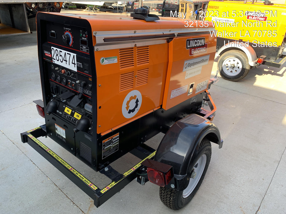 2022 Lincoln Electric LE400 Kubota V1505, Trlr, Cable Rack, Light Kit, ES Decals, T3