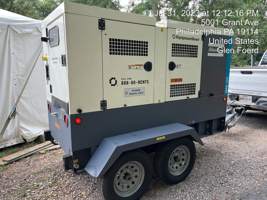 2021 ATLAS COPCO QAS 125
