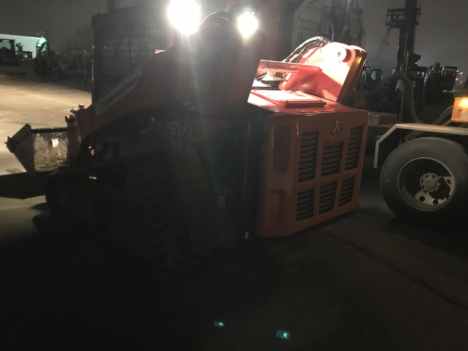 2019 Kubota SVL95-2S Cab/Heat/Air, Standard Tracks, Standard Flow w/Manual QC, 80" HD Bucket w/ Smooth Cutting Edge