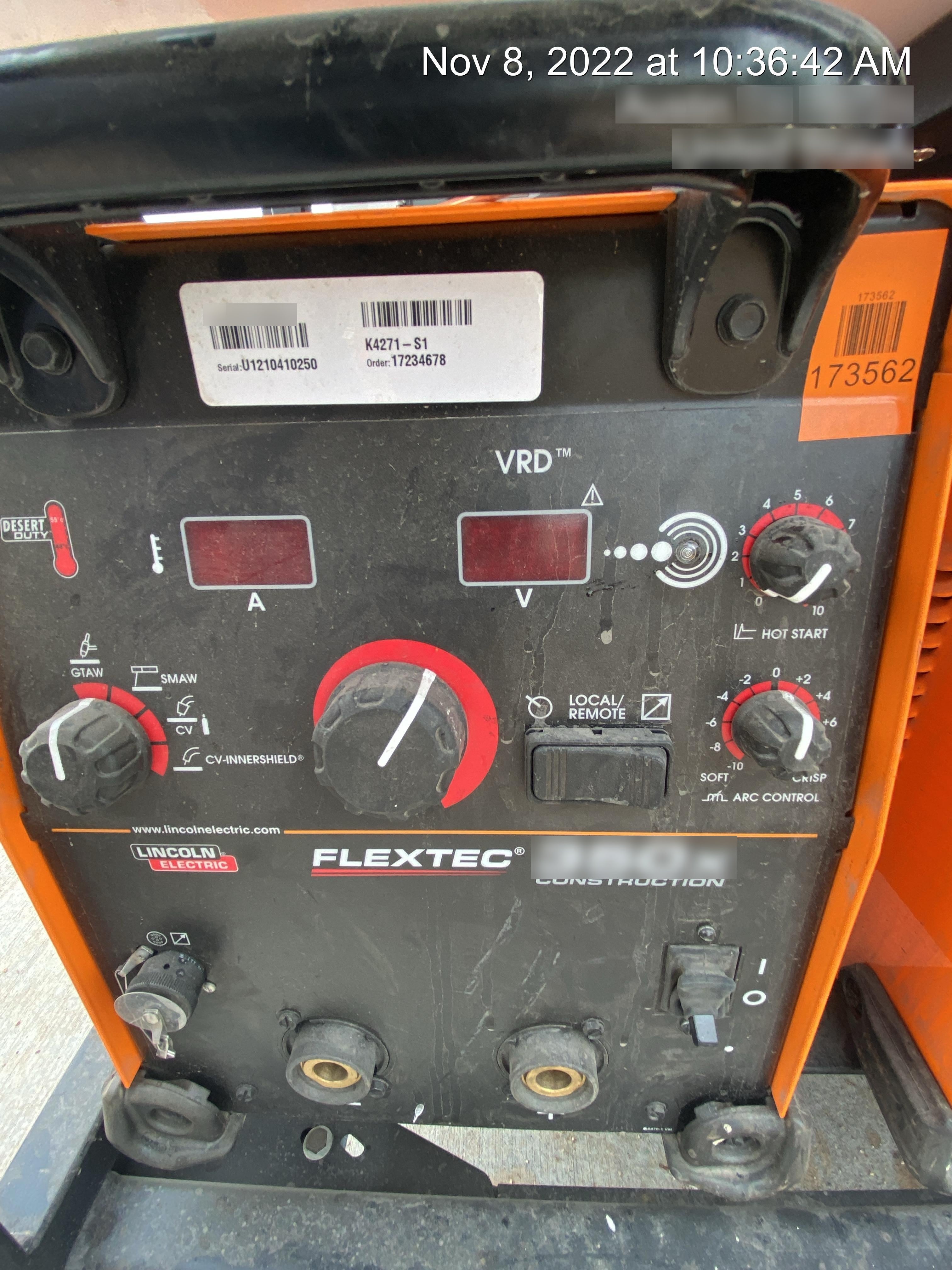 2021 LINCOLN ELECTRIC FLEXTEC 350X