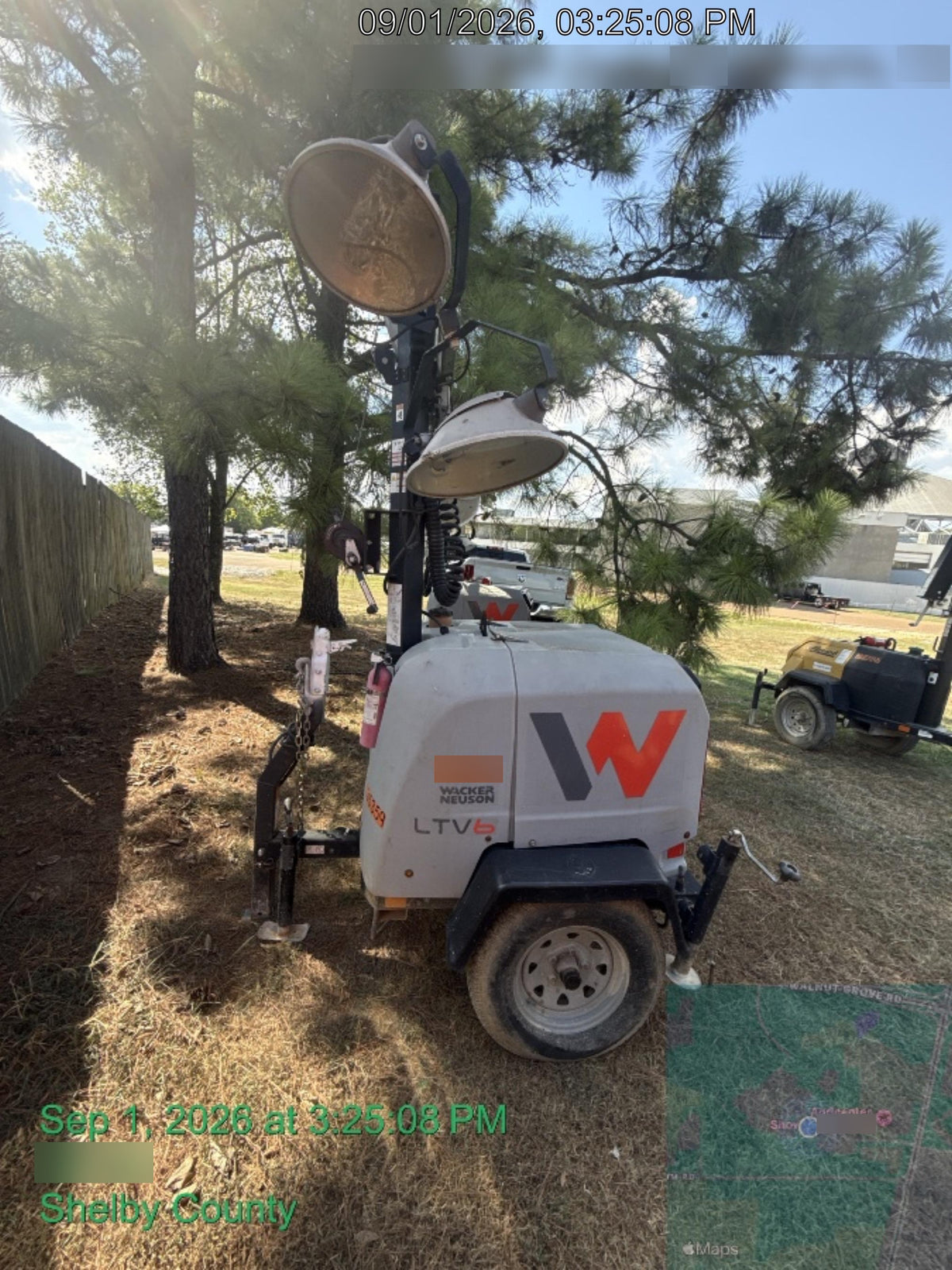 2019 Wacker Neuson LTV6L-MH Wacker Neuson LTV6L Mobile Light Tower w/Fuel Level Sensor Installed