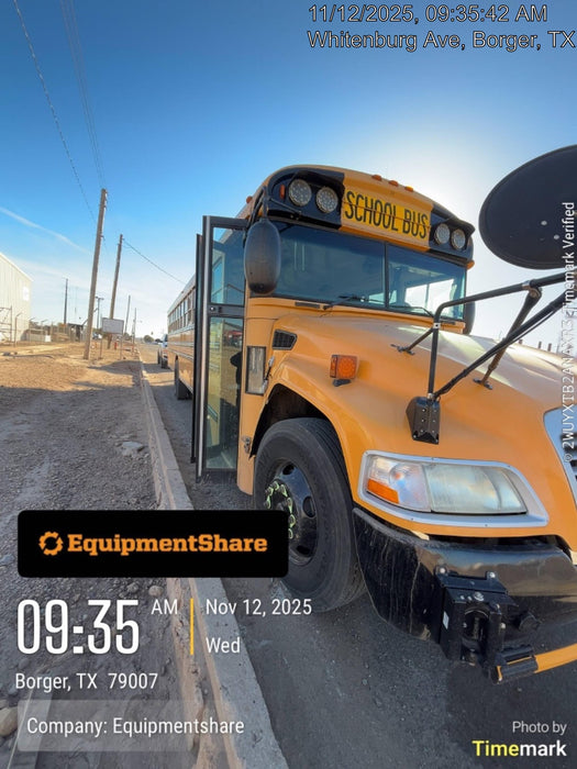 2012 BLUE BIRD 72 Passenger Bus