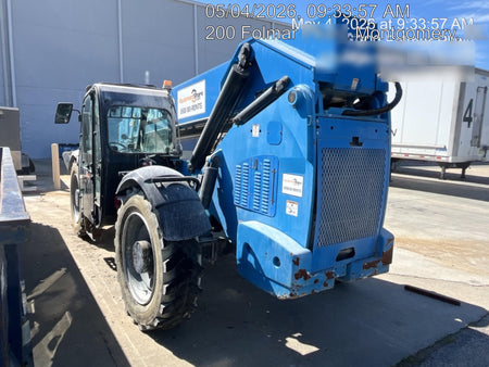2019 Genie GTH-1056 Cab/Heat/AC, Solid RT Tires, LED Work Lights, Beacon 60" QA Carriage, 60" Forks