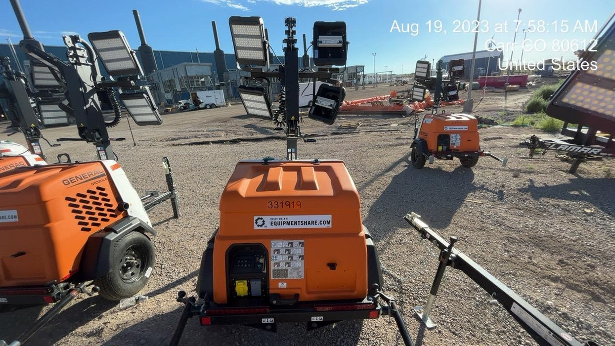 2023 Generac MLT2 Diesel, Flex Switch 120V Input, Powerzone Controller, (4) 320W LED Lights, 4kW Generator, 39.9 Gal Fuel Tank, 2" Ball, T3