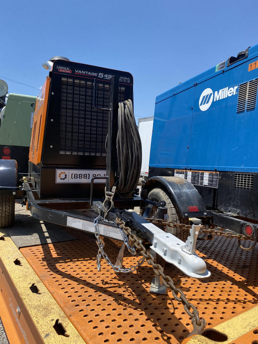 2021 Lincoln Electric Vantage 549X Ready Pak 3, ORANGE (includes trailer, cable rack, fender light kit)