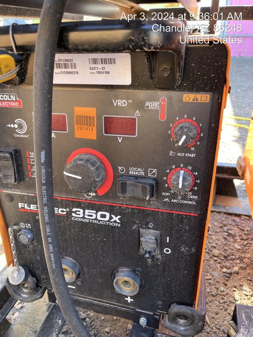 2022 LINCOLN ELECTRIC FLEXTEC 350X