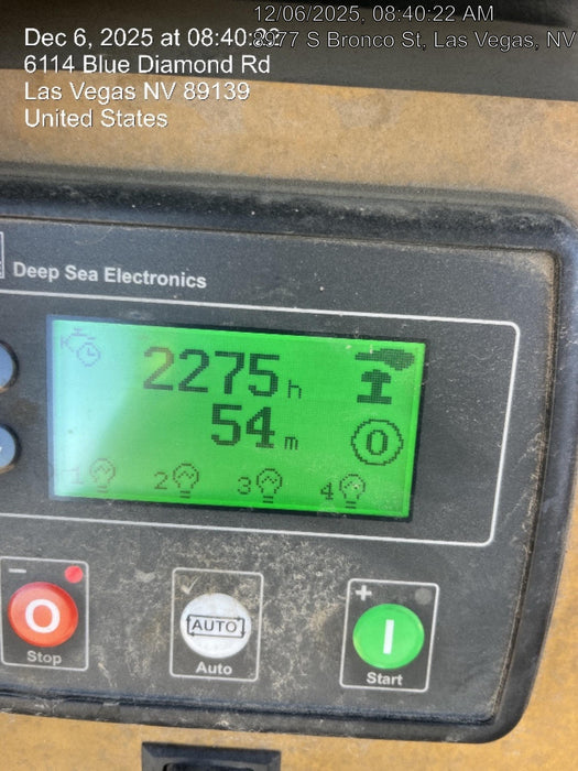 2022 Allmand NLV3GR (4) LED Light Fixture 350W, 23' Vertical Mast, 3kW Prime, Towable, ES Decals, T3