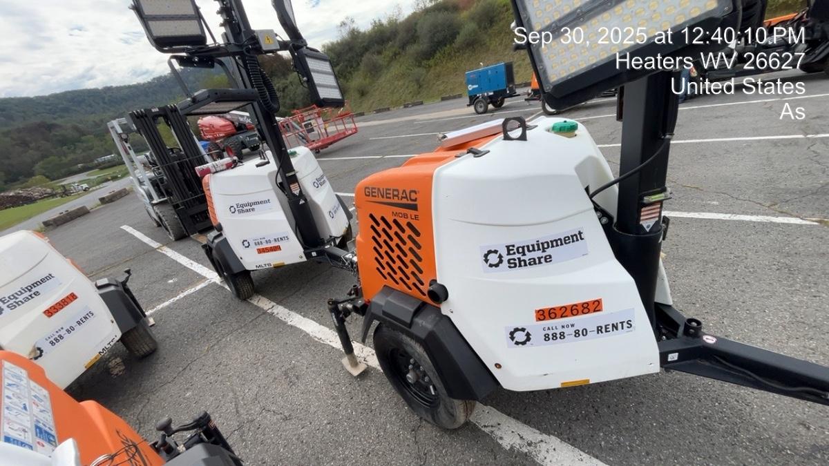 2023 Generac MLT2 Diesel, Flex Switch 120V Input, Powerzone Controller, 
(4) 320W LED Lights, 4kW Generator, 39.9 Gal Fuel Tank, 2" Ball, T3