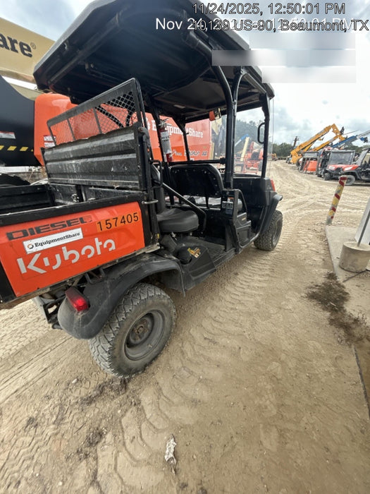 2021 Kubota RTV-X1140W-H Plastic Canopy, Windshield Acrylic Clear, LED Strobe Light, Wire Harness Kit, Back up Alarm