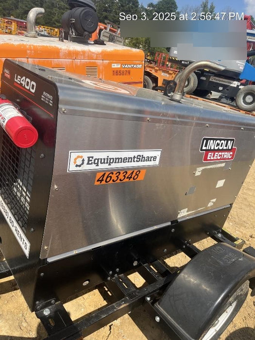 2024 Lincoln Electric LE400 Kubota V1505, Trlr, Cable Rack, Light Kit, ES Decals, T3