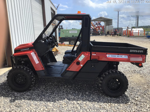2021 Yanmar YU1000 Canopy, Steel Wheel, Poly WindShield, Beacon, Backup Alarm