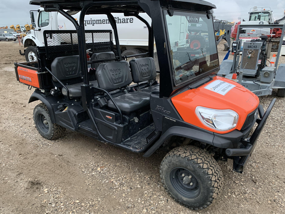 2019 Kubota RTV-X1140W-H 4wd Utility Cart, LED Strobe, Windshield Tempered Glass, Pastic Canopy, Wire Harness Kit, Backup Alarm