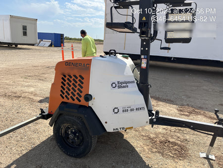 2023 Generac MLT2 Diesel, Flex Switch 120V Input, Powerzone Controller, 
(4) 320W LED Lights, 4kW Generator, 39.9 Gal Fuel Tank, 2" Ball, T3