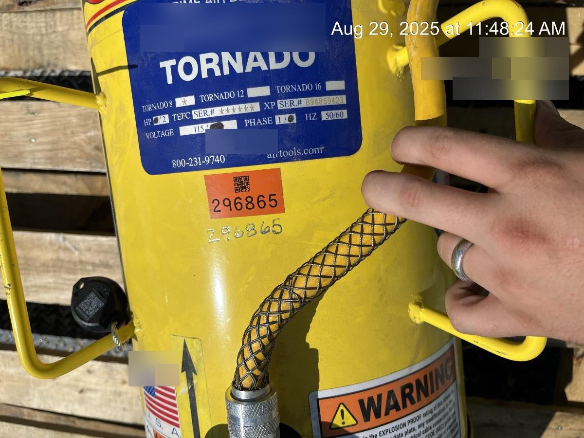 2023 TEXAS PNEUMATIC TOOLS, INC. TB-8-EXP