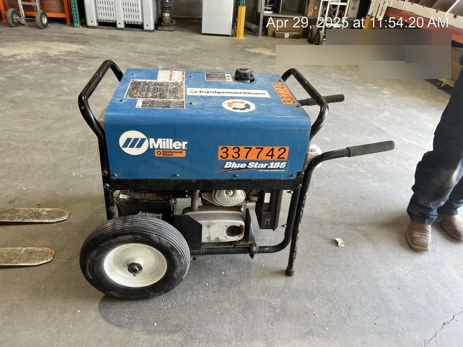 2023 Miller Electric Blue Star 185 Engine Driven Welder, Electric Start, 13 hp, Gas, 6,500 W Peak 907664