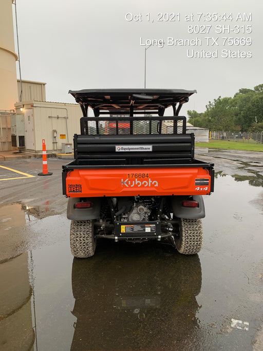 2021 Kubota RTV-X1140W-H Plastic Canopy, Windshield Acrylic Clear, LED Strobe Light, Wire Harness Kit, Back up Alarm