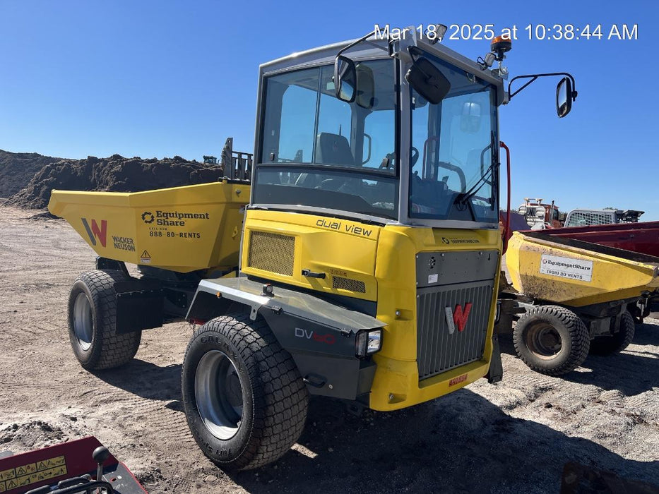 2025 WACKER NEUSON DV605 Cab Turf Tires