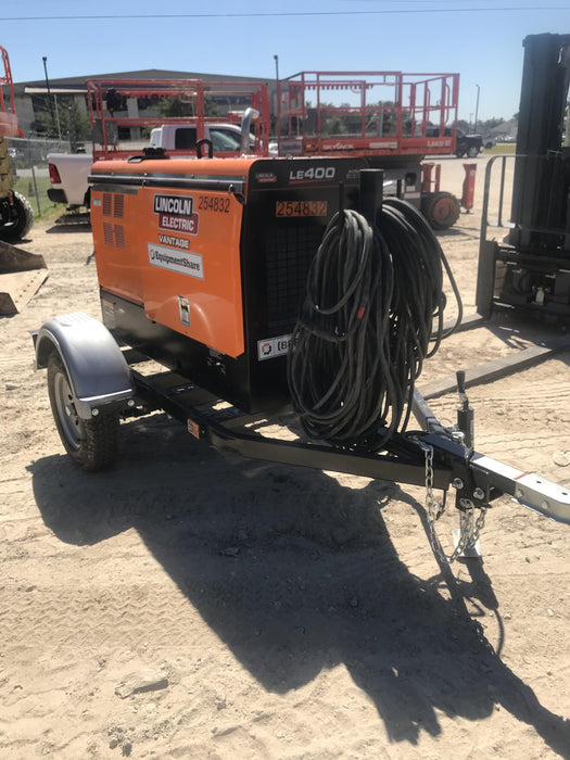 2022 Lincoln Electric LE400 Kubota V1505, Trlr, Cable Rack, Light Kit, ES Decals, T3