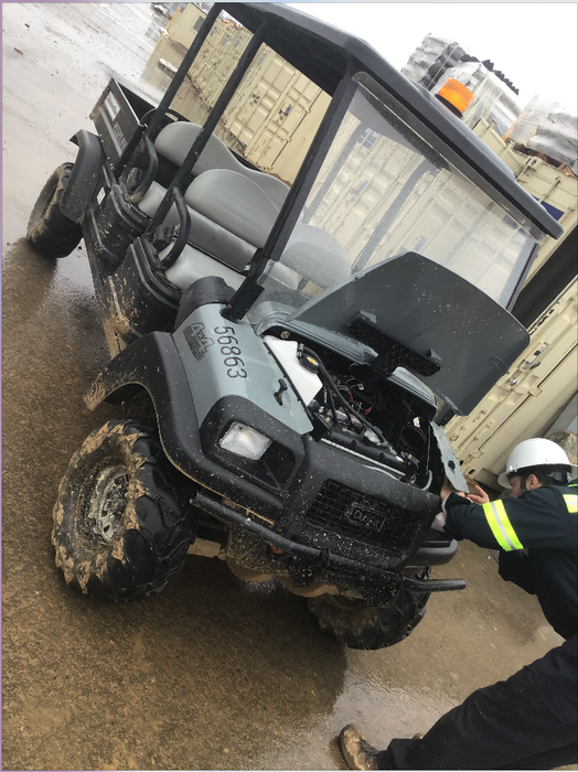2019 Club Car CA1700D Diesel, 4-Seat, ROPS, AWD w/None