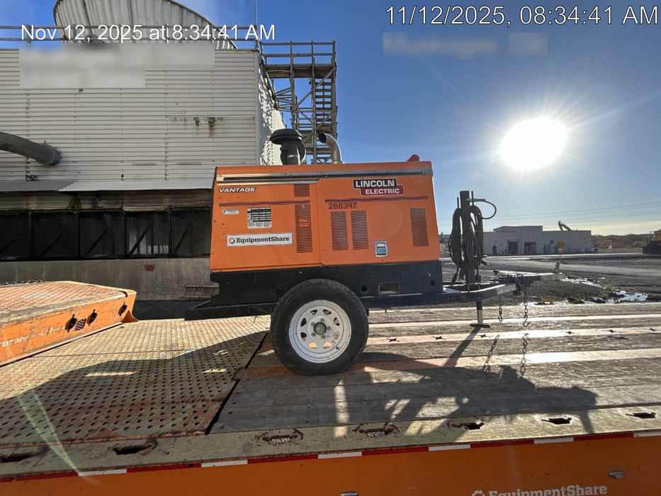 2022 Lincoln Electric Vantage 549X Crosslink Technology, Trailer Mounted, ES Decals, T3