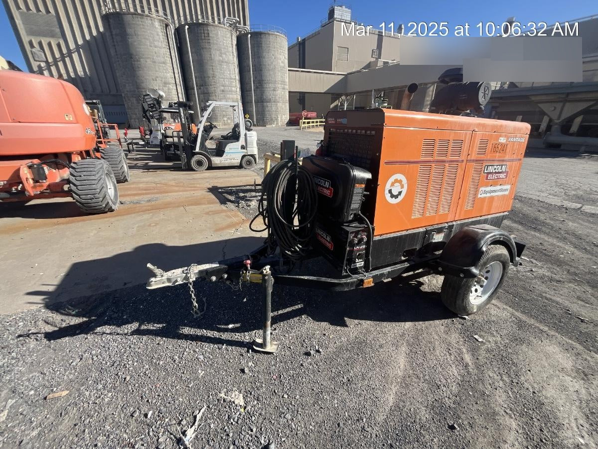 2021 Lincoln Electric Vantage 549X Ready Pak 3, ORANGE (includes trailer, cable rack, fender light kit)
