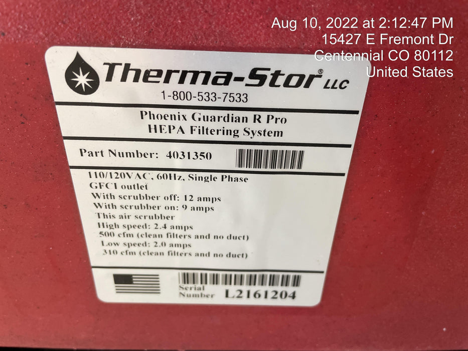 2022 PHOENIX Guardian R Hepa