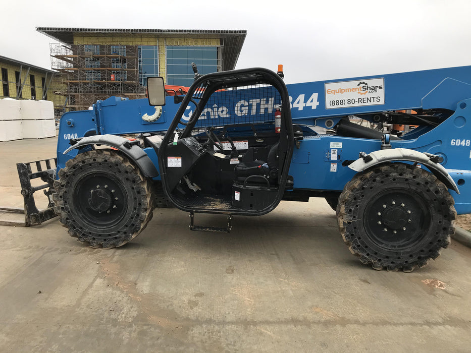 2017 Genie GTH-844 Genie GTH-844, Solid Tires, 60" carriage/forks, Open ROPS, Work Lights