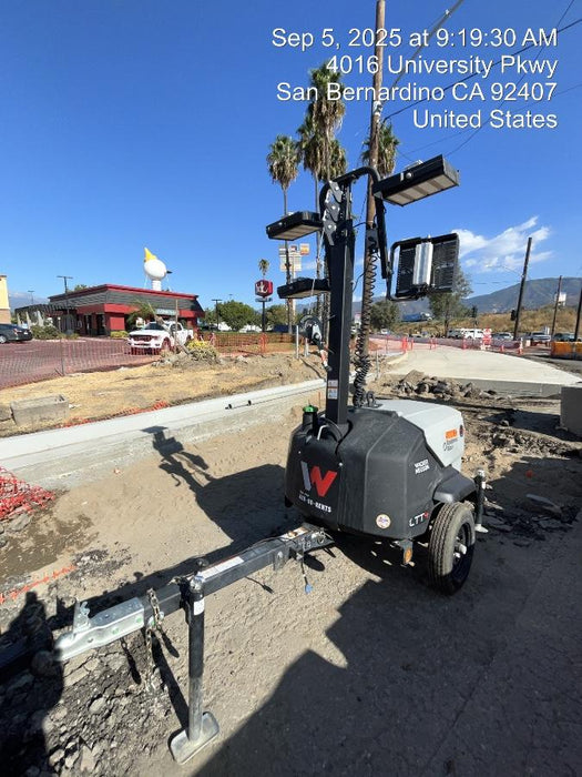 2024 Wacker Neuson LTT4 Diesel, Kohler KDW702, Deep Sea Controller, Auto Start, LED 320W, Bypass Outlet, T3