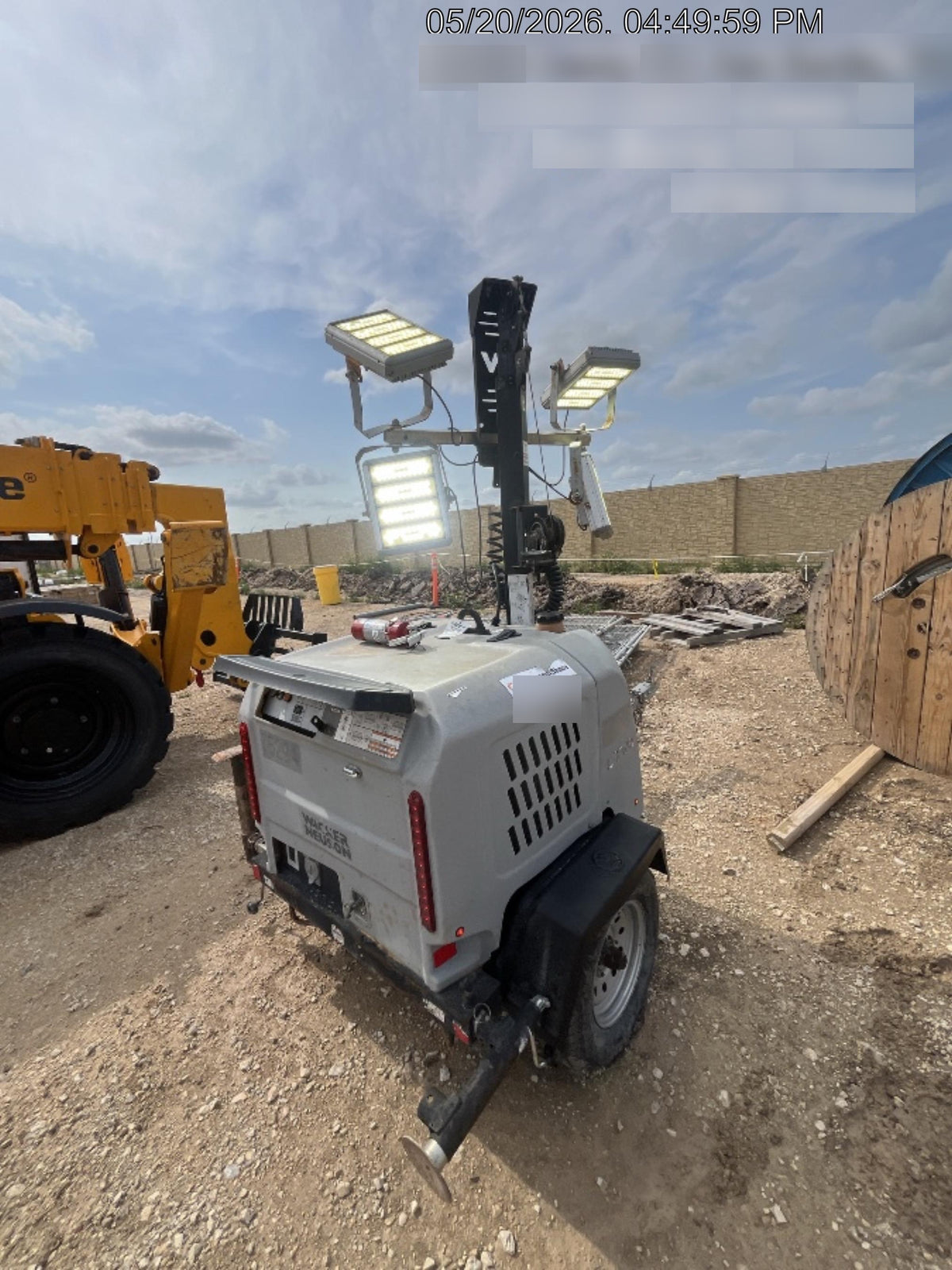 2020 Wacker Neuson LTV6K-LED LED Lighting 300 W Vertical Mast