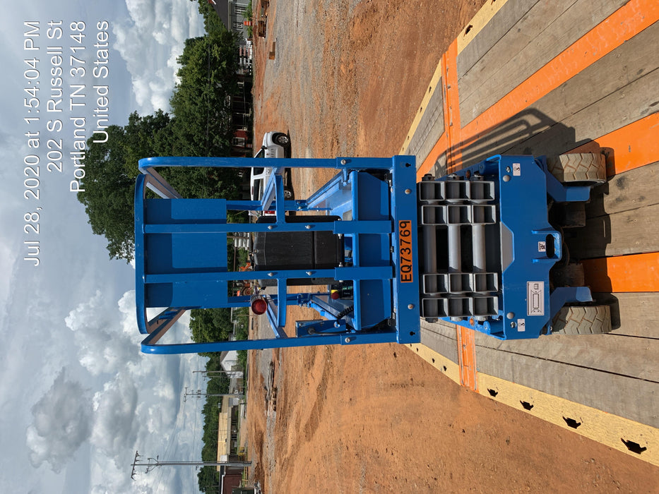 2020 Genie GS-1930 Fixed rails with chain entry gate - Pre A92.20