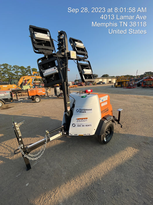 2023 Generac MLT2 Diesel, Flex Switch 120V Input, Powerzone Controller, (4) 320W LED Lights, 4kW Generator, 39.9 Gal Fuel Tank, 2" Ball, T3