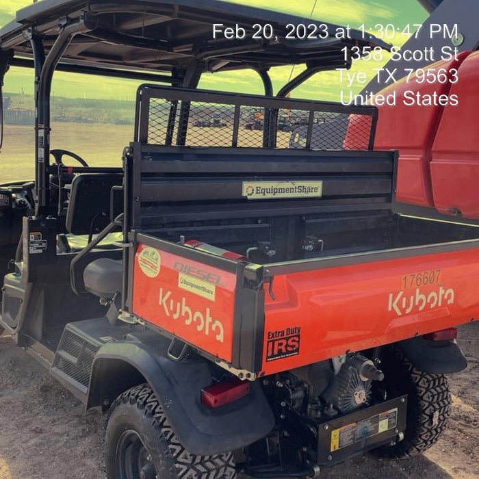 2022 Kubota RTV-X1140W-H Plastic Canopy, Windshield Acrylic Clear, LED Strobe Light, Wire Harness Kit, Back up Alarm