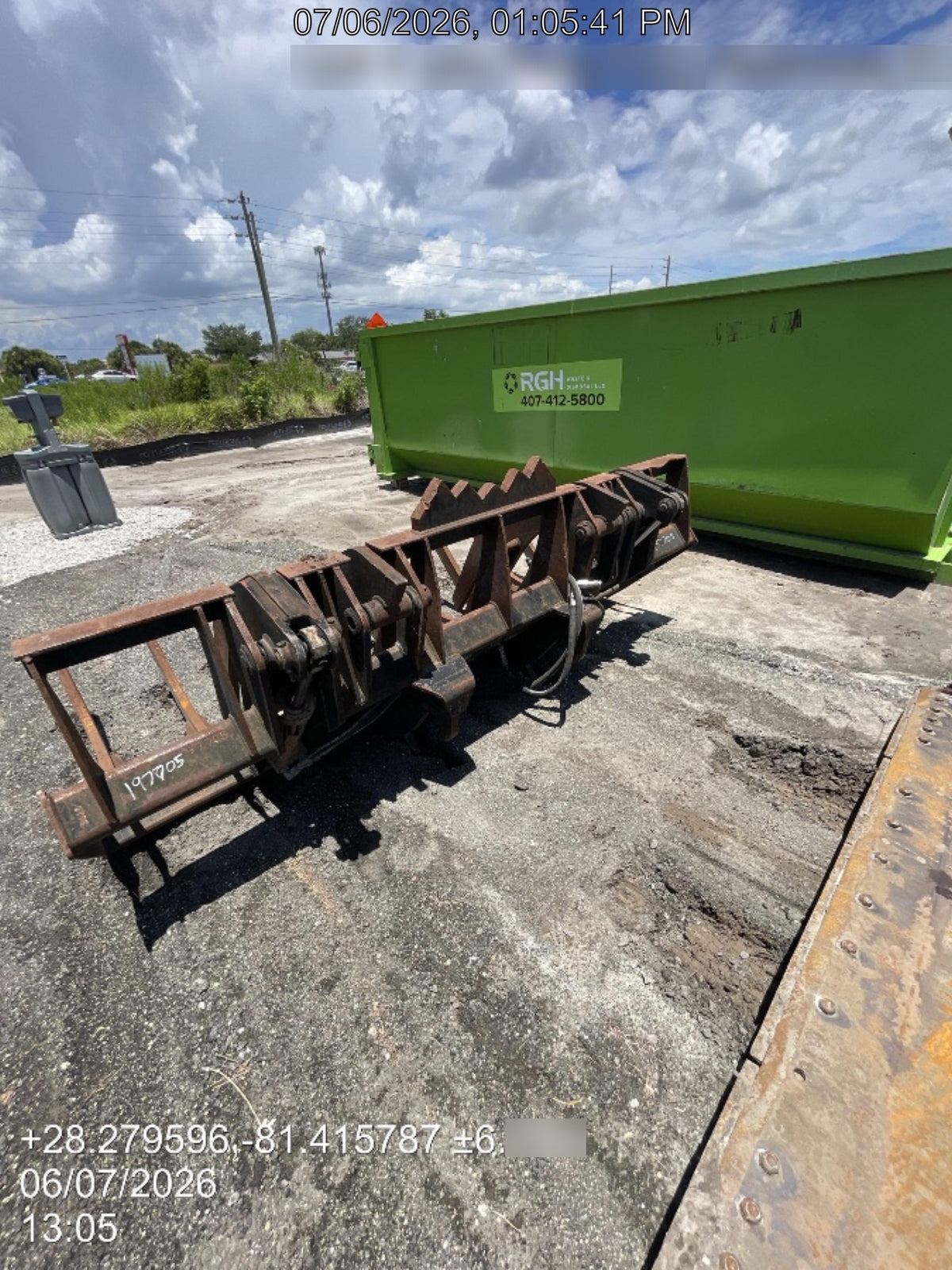 2021 FLECO 120" Grapple Rake - Fleco