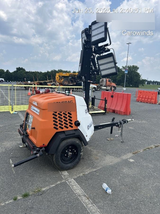 2023 Generac MLT2 Diesel, Flex Switch 120V Input, Powerzone Controller, 
(4) 320W LED Lights, 4kW Generator, 39.9 Gal Fuel Tank, 2" Ball, T3