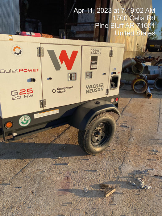 2022 WACKER NEUSON G25