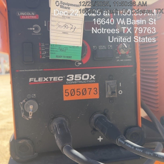 2025 LINCOLN ELECTRIC FLEXTEC 350X