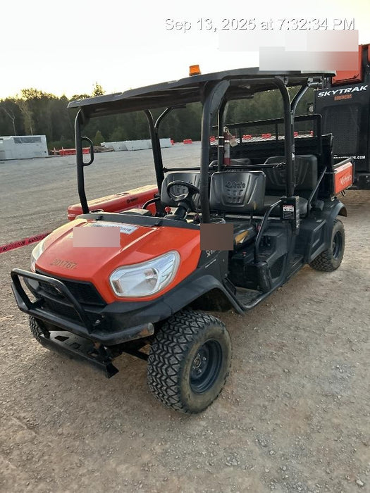 2022 Kubota RTV-X1140W-H Plastic Canopy, Windshield Acrylic Clear, LED Strobe Light, Wire Harness Kit, Back up Alarm