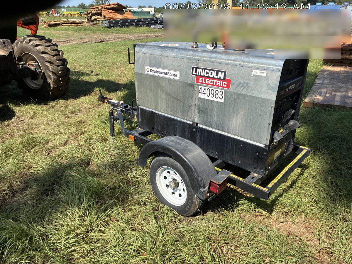 2024 Lincoln Electric LE400 Kubota V1505, Trlr, Cable Rack, Light Kit, ES Decals, T3