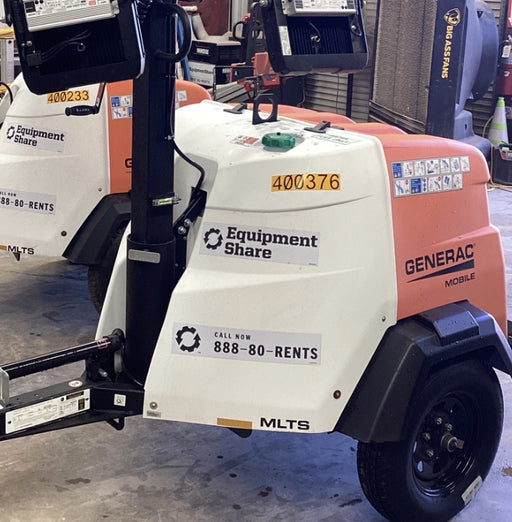 2024 Generac MLT2 Diesel, Flex Switch 120V Input, Powerzone Controller, 
(4) 320W LED Lights, 4kW Generator, 39.9 Gal Fuel Tank, 2" Ball, T3