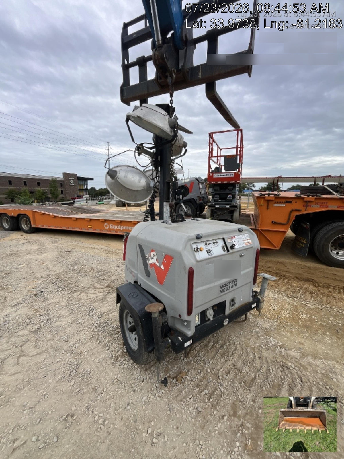 2018 Wacker Neuson LTV6K-MH Wacker Neuson LTV6K Mobile Light Tower w/Fuel Level Sensor Installed