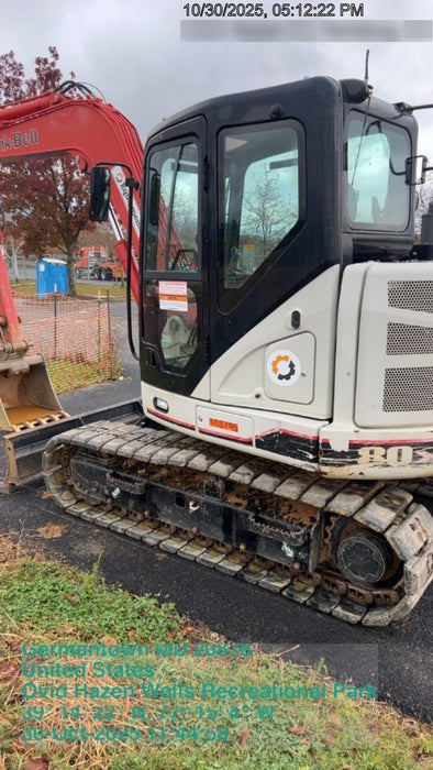 2020 Link-Belt 80X3EX 7'2" ARM, 17.7" rubber tracks, Multi function aux hydraulics